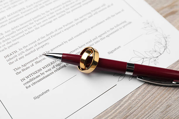 Notary stamp and documents